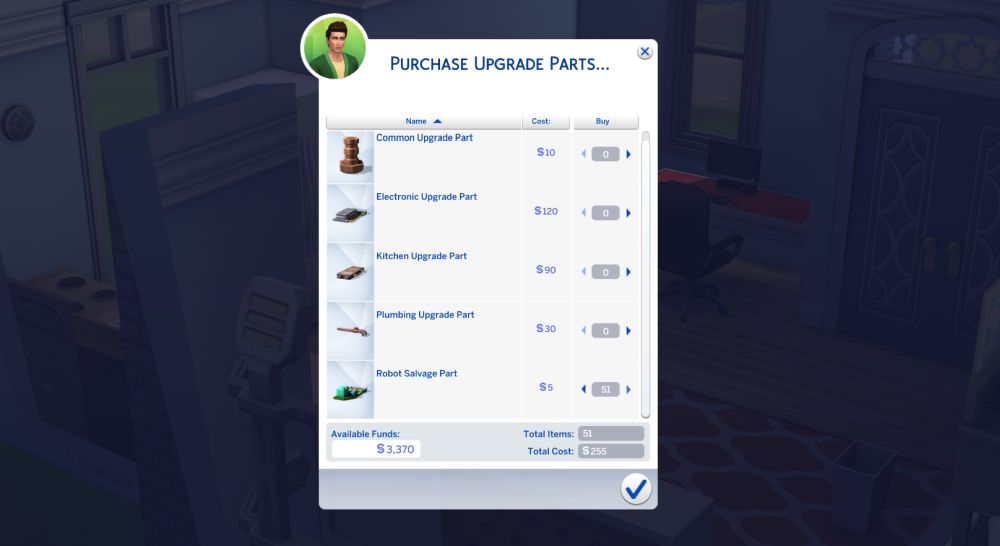 How to Get Upgrade Parts Sims 4